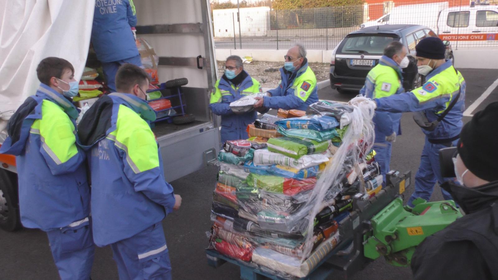 Da Monfalcone a Capodistria e poi a Petrinja, la Protezione Civile porta la solidarietà bisiaca ai terremotati